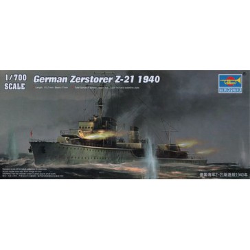 Ger. Zerstorser Z21 1/700