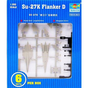 6x SU-27K Flanker D 1/350