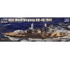 USS West Virginia BB48 1941 1/700