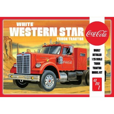 White Western Star Semi Coca   1/25