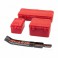 DISC.. Set de 3 valises de protection rouge