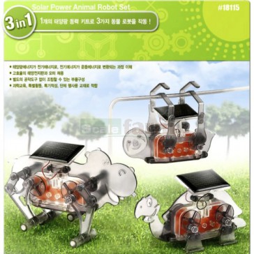 SOLAR ANIMAL ROBOT SET