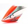 DISC.. Pre-Painted Canopy (Type A) ORANGE (w/ Tail Fin Sticker) (MPCX