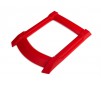 Skid plate, roof (body) (red)/ 3x15mm CS (4) (requires 7713X to moun