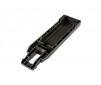 Main chassis (black) (164mm long battery compartment) (fits both flat