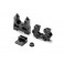 CENTER DIFF MOUNTING PLATE SET - HIGHER - GRAPHITE