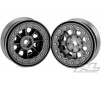 DISC.. DENALI 1.9" BLACK/ BLACK BEADLOC 8 SPOKE WHEELS