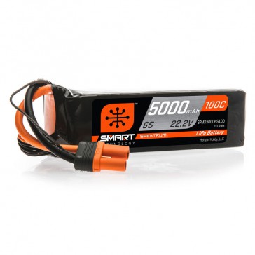 5000mAh 6S 22.2V 100C Smart LiPo Battery: IC5