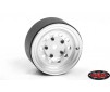 Burato 2.2 Beadlock Wheels w/ Center Caps (Silver)