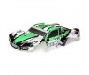 Body , White/Green: 1/10 4wd Torment