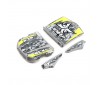 Body Set, Grey/Yellow: 1:18 4WD Temper Gen 2