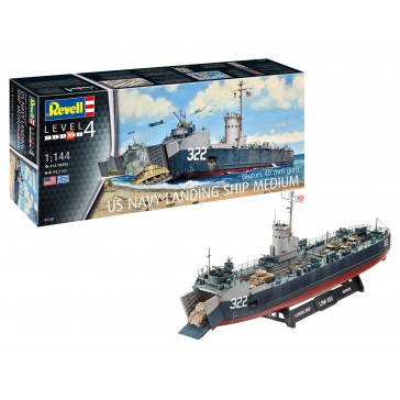 US Navy Landing Ship Medium (Bofors 40 mm gun) - 1:720