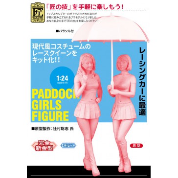 1/24 PADDOCK GIRLS FIGURES 2 PC. FC09 (1/21) *