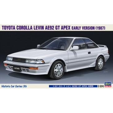 1/24 TOYOTA COROLLA LEVIN AE92 GT APEX EARLY 1987 HC36
