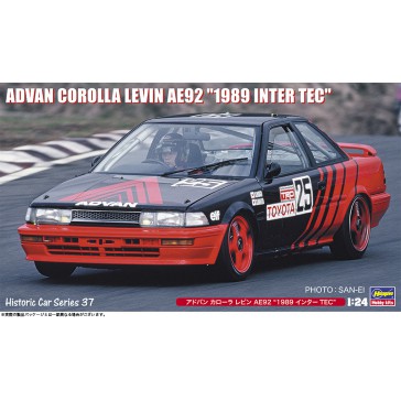 1/24 ADVAN COROLLA LEVIN EA92 89 INTER TEC HC37 (11/20) *