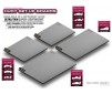 FLAT SET-UP BOARD FOR 1-8 OFF-ROAD & GT - SILVER GREY