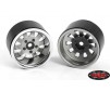 1.9 5 Lug Steel Wheels w/Beauty Ring (Silver)