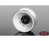 Stamped Steel 1.7 10-Oval Hole Wheels (White)