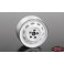 DISC.. Stamped Steel 1.7 10-Oval Hole Wheels (White)