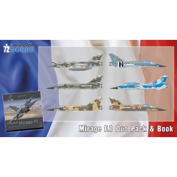 Mirage F.1 Duo Pack & Book   1:72