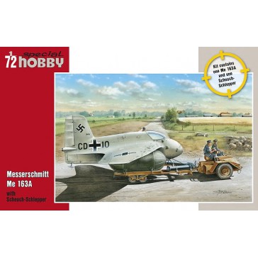 Messerschmitt Me 163A with Sleuch Sleppe Scheuch-Schlepper  1:72