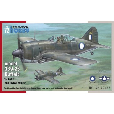 Buffalo model 339-23"In RAAF and USAAF colors"  1:72