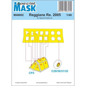 Reggiane Re.2005 Mask   1:48