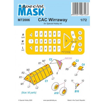 CAC Wirraway Mask von 1928  1:72