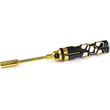 Nut Driver 7.0 x 100mm Black Golden