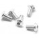 Alu Screw Allen Roundhead M3 x 6 Silver (5)