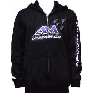 Sweater Hooded - Black (XXL)