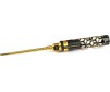 Flat Head Screwdriver 4.0 x 100mm Black Golden