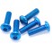 Alu Screw Allen Roundhead M3 x 10 Blue (5)