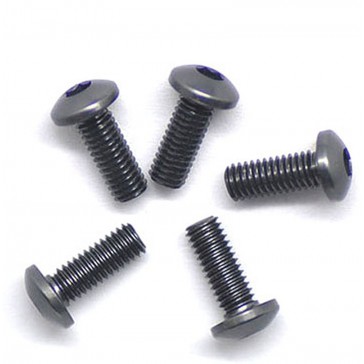 Alu Screw Allen Roundhead M3 x 8 Gray (5)