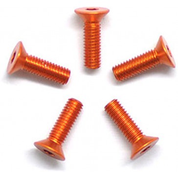 Alu Screw Allen Csk M3 x 10 Orange (5)