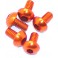 Alu Screw Allen Roundhead M2 x 4 Orange (5)