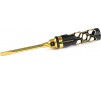 Flat Head Screwdriver 5.8 x 100mm Black Golden