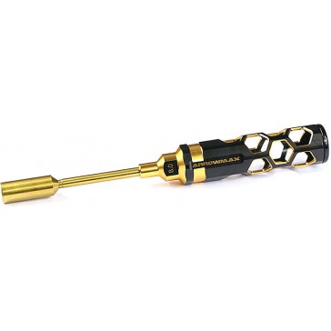 Nut Driver 8.0 x 100mm Black Golden