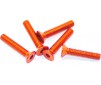 Alu Screw Allen Csk M3 x 16 Orange (5)