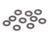 M3 Black Alloy Washers 0.75mm (pk10)