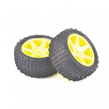 Buggy Rear Tire Set Yellow