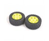 Spider Rear Tyre & Wheel Set - Yellow