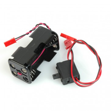 Battery Box and Switch: 4xAA