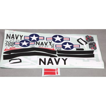 1400mm T-28D V4 Red - Decal Sheet