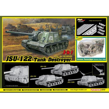 1/35 JSU-122 VS PANZERJÄGER 3 IN 1 (4/20) *