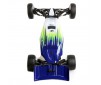 Mini-B, Brushed, RTR: 1/16 2WD Buggy, Blue/White