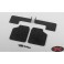 Rear Mud Flaps for Traxxas TRX-4 '79 Bronco Ranger XLT