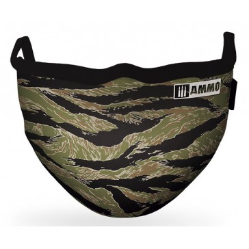 AMMO FACE MASK TIGER CAMO ADULTS 28-14 CM