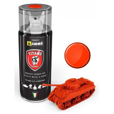 TITANS HOBBY ROYAL RED MATT PRIMER 400 ML SPRAY