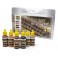 RAILWAY FAST METHOD PAINT SET 6 JARS 17 ML